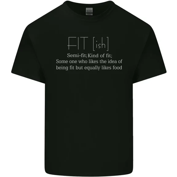 Fit Ish Funny Gym Training Top Overweight T-Shirt