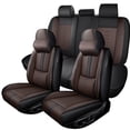 thumbnail image 1 of Fit for JEEP LIBERTY LIMITED 2006 Seat Cover, Black and Brown Car Seat Covers, Premium Leather 5 Seats Full Set With a Headrest and Lumbar Support Beautify Interior, Upgrade the Car's Interior, 1 of 8
