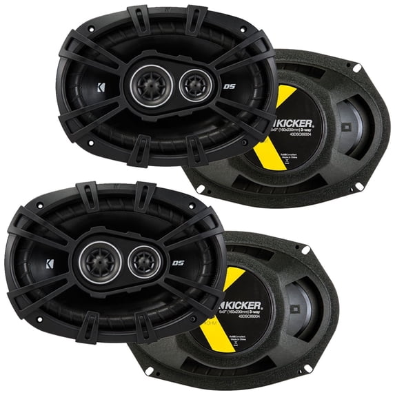 Fit Jeep Compass 2007-2014 Factory Speaker Replacement Kicker (2) DSC693 Package