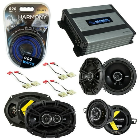 Fit Jeep Grand Cherokee 99-04 Speaker Replacement Kicker DS Series HA-A400.4 Amp