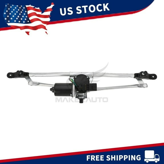 Fit Jeep Wrangler JK Front Windshield Wiper Linkage Motor Assembly 2007-2018