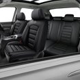 thumbnail image 1 of Fit for Kia 95% Car Models,Waterproof Artificial Leather Car Seat Protectors,Protecting the Car's Original Seats,(Front and Rear Seats)Seat Cover for Cars(Black), 1 of 7