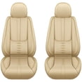 thumbnail image 1 of Fit for Kia 98% Models,Front Set Car Seat Protectors,Protecting the Car's Original Seats,Waterproof Synthetic Leather Car Seat Covers,Airbag Compatibility(Beige), 1 of 6