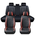 thumbnail image 1 of Fit for Kia Amanti 2006 Seat Cover, Waterproof Leather Full Set of 5 Seats Non-slip Beautify Interior, Red Edge Car Seat Covers, Give Your Interior a New Look, 1 of 9