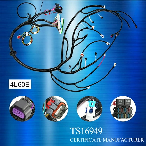 Fit LS SWAPS DBC 4.8 5.3 6.0 1999-2006 LS1-4L60E Wiring Harness Stand Alone USA