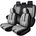 thumbnail image 1 of Fit for Lexus 96% Models,Premium Car Seat Covers Full Set,Waterproof Leather Car Seat Cushions,Automotive Interior Accessories,Easy to Install(Black+Grey), 1 of 7
