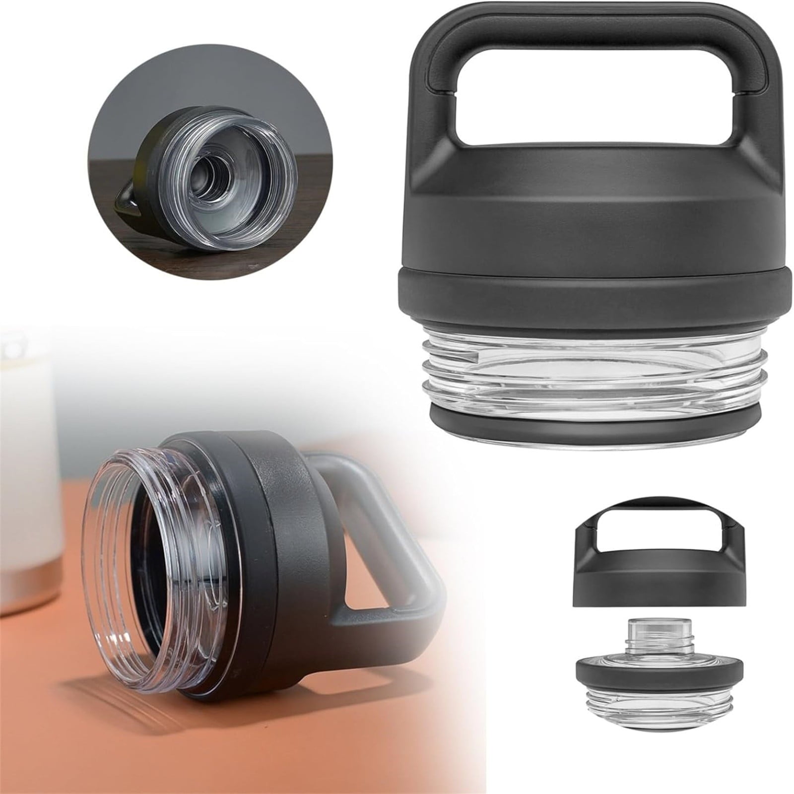 Fit Lid Upgrade For Bottles Universal Seal Replacement Leak Proof