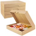 thumbnail image 1 of Fit Meal Prep 100 Pack Donut Box 15x11.5x2.25 Auto-Popup Macaron Boxes - Large Kraft Brown Boxes for Baked Goods, Cookies, Breads, Cupcakes, Pizza Durable, Convenient Pastry Box for Home and Bakery, 1 of 7