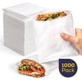 thumbnail image 1 of Fit Meal Prep White Paper Bags,1000ct—Ziplock Sandwich Bags for Snack/Lunch Paper Bags,Bulk Pack, 1 of 7