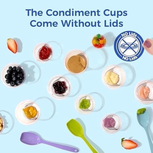 Fit Meal Prep 2500 Pack 2 oz BPA Free Condiment Cups No Lids, Disposable Jello Shots Containers, Small Dipping Sauce Cups, Plastic Ramekins in Bulk, Stackable Souffle Cups for Sample, Portioning