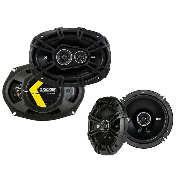Fit Mitsubishi Raider 2006-2007 Factory Speaker Replacement Kicker DSC65 Package