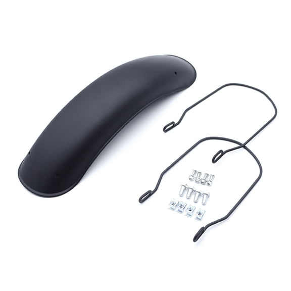 Fit Motorcycle Front Iron Mudguard Shield Quick Installation Retro Protector Drilling for CG125 Bikes