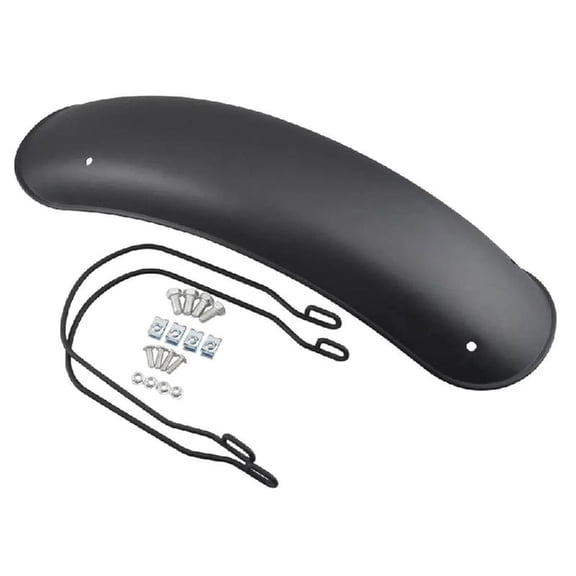 Fit Motorcycle Front Iron Mudguard Shield Quick Installation Retro Protector Drilling for CG125 Bikes