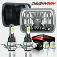 Fit Nissan Pickup Hardbody D21 NX 5x7 7x6inch LED Headlights DRL Hi/Lo