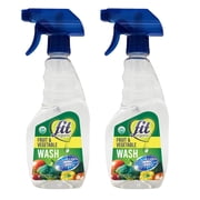 Fit Organic Produce Wash, 16 oz Spray, Pack of 2