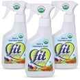 thumbnail image 1 of Fit Organic: Produce Wash, Fruit & Vegetable Wash, Produce Cleaner, 12-Fluid Ounce, Pack of 3, 1 of 4