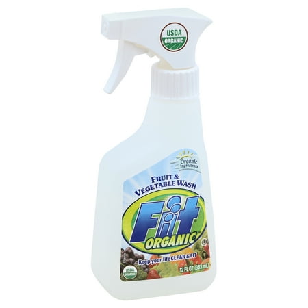Fit Organic Produce Wash Spray 12 Ounce (Pack of 12)