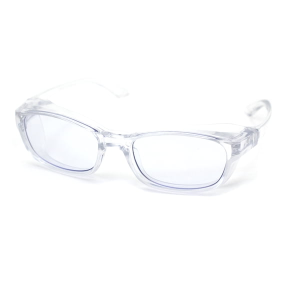 Fit Over Eyeglasses Safety UV Blue Light Eye Protection Computer Glasses Clear