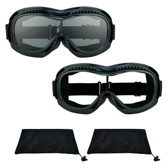 Fit Over Goggles for Eye-Glasses Motorcycle Riding Cycling Skiing Sky Diving Outdoor Work
