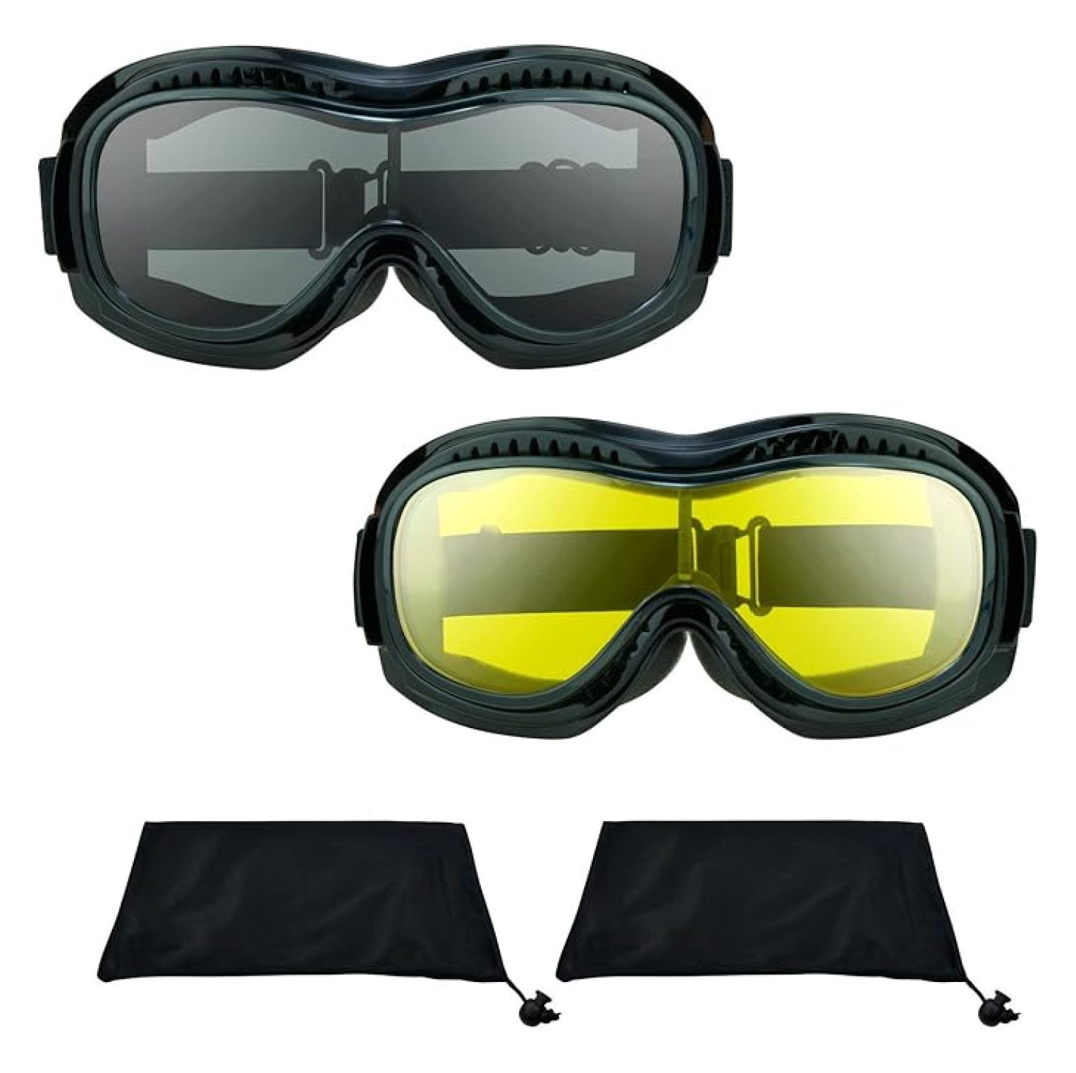 Fit Over Goggles for Eye-Glasses Motorcycle Riding Cycling Skiing Sky Diving Outdoor Work