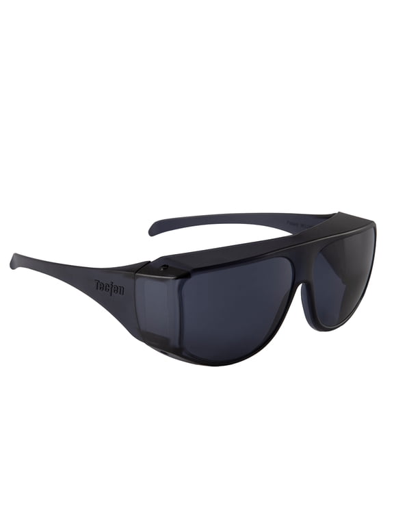Fit Over Sunglasses, Smoke Color, 100% UVA/UVB Protection; Polycarbonate Lenses
