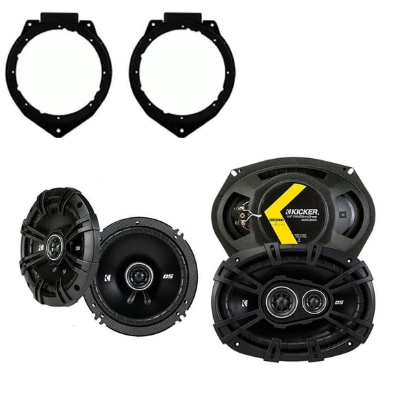 Fit Pontiac G6 2009-2009 Factory Speaker Replacement Kicker DSC65 DSC693 Package