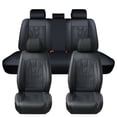 thumbnail image 1 of Fit for SUBARU LEGACY 2001-2009, Black Car Seat Covers, Waterproof Leather Full Set of 5 Seats Easy to Clean and Install Protect and Upgrade Seats, Beautify the Interior of Old Cars, 1 of 9