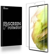 Fit For Samsung Galaxy S23 Ultra 2023 / S22 Ultra 2022 3-Pack BISENTEK Screen Protector, Full Coverage, Edge-To-Edge Protection, HD Clear, Anti-Scratch, Anti-Shock