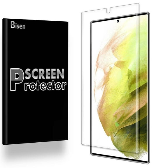 Fit For Samsung Galaxy S23 Ultra (2023) / S22 Ultra (2022) 3-Pack BISENTEK Screen Protector, Full Coverage, Edge-To-Edge Protection, HD Clear, Anti-Scratch, Anti-Shock