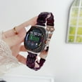 thumbnail image 1 of Fit for Samsung Galaxy watch Ultra 47mm Watch Bands Women Men, Resin Replacement Bands Straps Wristbands Stylish Bracelet Fit for Samsung Galaxy watch Ultra 47mm 2024,Purple, 1 of 8