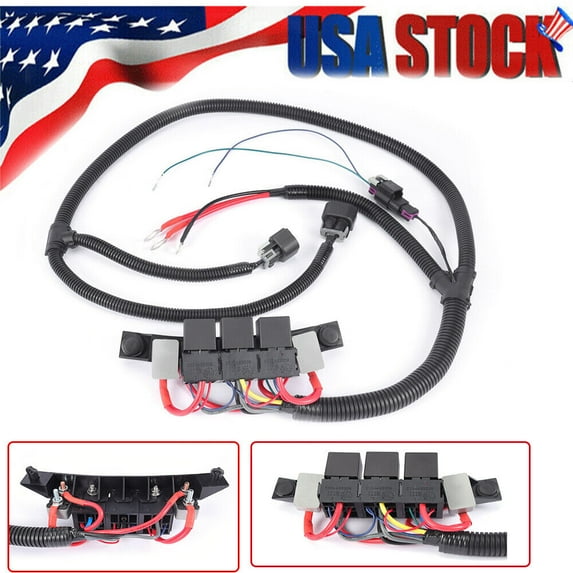 Fit Silverado GMC Tahoe Yukon Chevy Retrofit stand Alone Electric Fan Harness