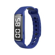 Fit Sleeps Wrist Alarm,Alarm Watch,Waterproof Vibrating Alarm Clock Watch with Light-Up Display, Dual Alarms for Sleep & Sports TimekeepingDark Blue