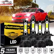 Fit Smart Fortwo 2008-2015 LED Headlight Hi/Lo Beam white 6000K Bulbs Canbus Error Free