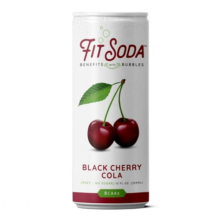 Fit Soda, Wellness Soda Infused with Branched-Chain Amino Acids (BCAA) and Electrolytes
