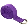 thumbnail image 1 of Fit Spirit 8ft Fitness Exercise Yoga Strap - Purple, 1 of 1