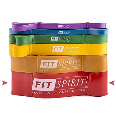 XPRT Fitness Pull Up Bands Set Of 4 - Resistance Bands For Stretching, Assisted Pullups & Workouts
