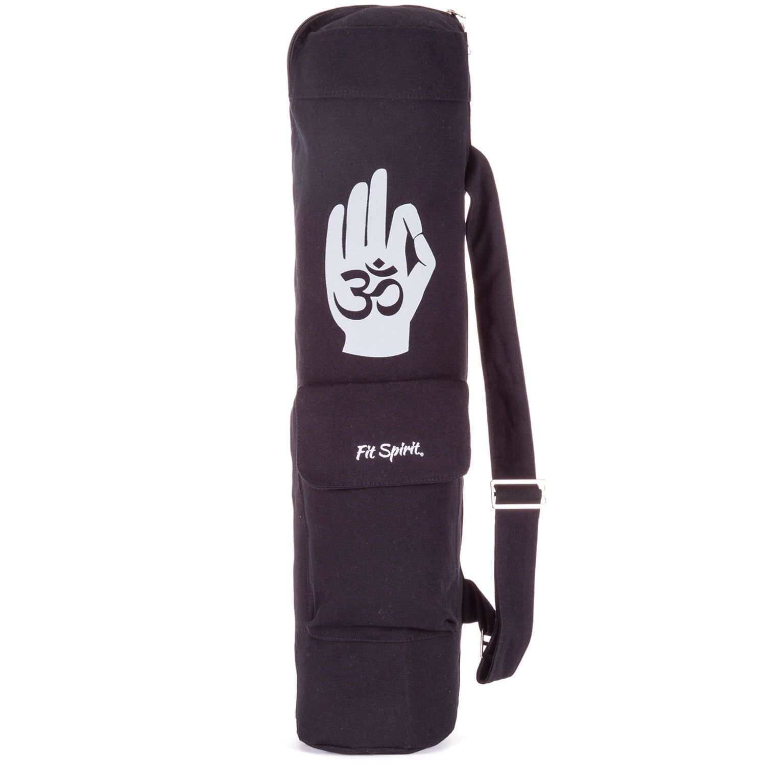Gaiam Yoga Mat Slap Band, Yoga Mat Carrier, Black, 20 Length