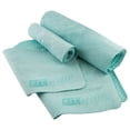 thumbnail image 1 of Fit Spirit Super Absorbent 26" x 4" and 31" x 13" Snap Cooling Towels for Sports and Fitness Combo Set - Green Towels, 1 of 2