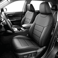 thumbnail image 1 of Fit for Subaru Crosstrek 2016-2026 Car Seat Protector,5-Seat Full Set Faux Leather Seat Covers,Stretch Fit,Non-Slip,Breathable,Airbag Compatible,Black, 1 of 11