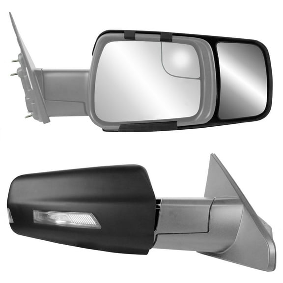 Fit System 80730 Snap & Zap Custom Towing Mirror Pair For Fits/For Ram 1500 Fits select: 2019-2020 RAM 1500 CLASSIC, 2020 RAM 2500