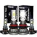 Fit For TOYOTA RAV4 (2016-2018) LED Headlight Bulbs Combo 9012 High/Low Beam + H16 LED Fog Light Bulbs, LED Headlights Conversion kit 6500K Cool White Fast Installation, Pack of 4, Headlight Bulbs