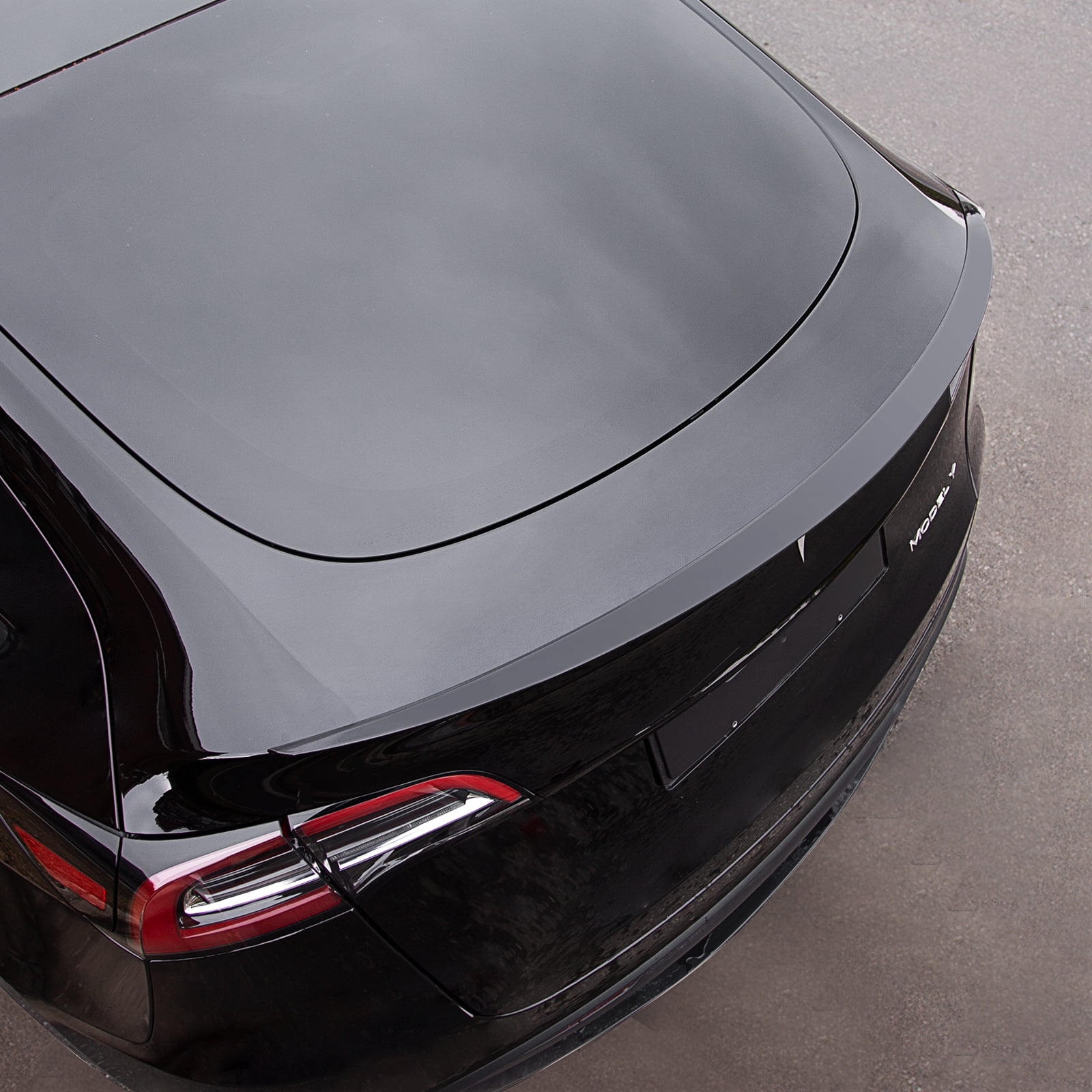 Fit Tesla Model Y Spoiler Wing Performance Car Rear Spoiler Trunk Lip Kit Tesla  Model Y Accessories 2020 2021 2022 2023 (Glossy Black) 