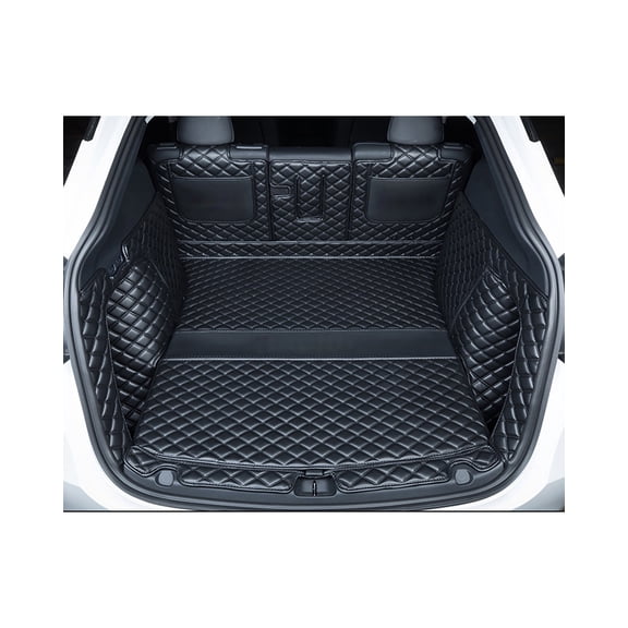 Compatible with 2020-2025 Tesla Model Y 5 Seater Trunk Mat Full Coverage Cargo Mat Dog Cover (NON for Model Y Juniper Refresh)