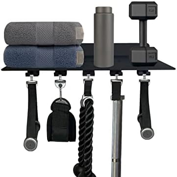 Fit for Tonal Accessory Floating Shelves Black Gym Rack Wall Mount Organizer Home Gym Storage Shelf Wall T Lock Shelf Workout Equipment Storage Rack Tonal Shelf$$Home Decor, Kitchen, & Other