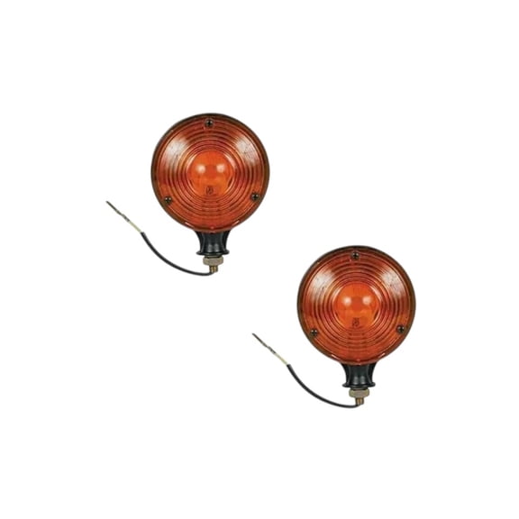 Fit Tractor Caution Lights 2 pk Fits Case IH Fits John Deere Ford