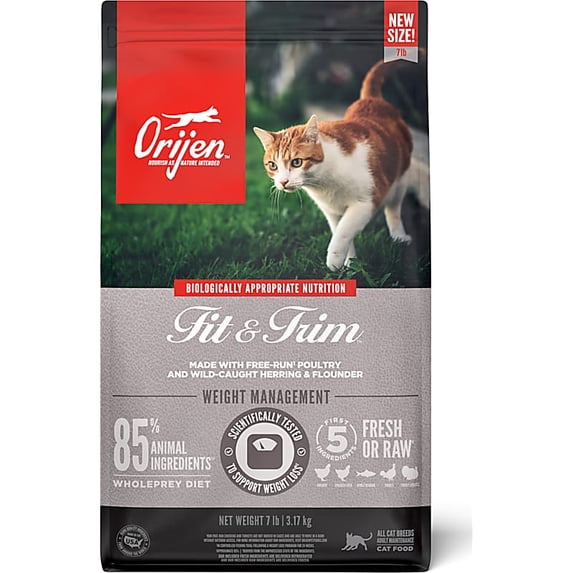 ORIJEN Fit & Trim Weight Management Dry Cat Food 7 lbs.