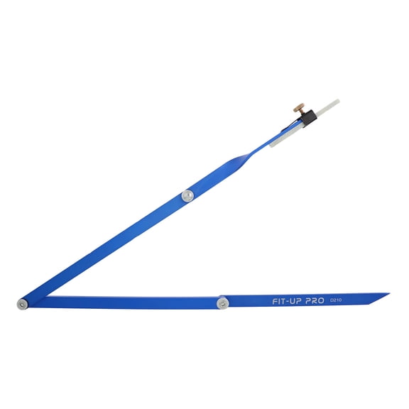 Fit-Up Pro Medium Aluminum Radius Marker Soap Stone for Pipe up to 50 in. Circle