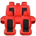 thumbnail image 1 of Fit for VOLKSWAGEN JETTA 2012 Seat Cover, Red Car Seat Covers, Waterproof Faux Leather Full Set of 5 Seats Easy to Clean and Install Suitable for All Seasons, GLI is not suitable, 1 of 9