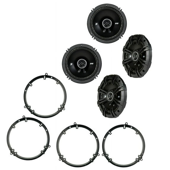 Fit Volkswagen Passat 1998-2005 Factory Speaker Upgrade Kicker (2) DSC65 Package