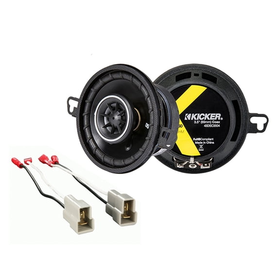 Fit Volkswagen Rabbit 1980-1984 Factory Speaker Replacement Kicker DSC35 Package